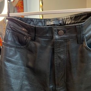Gap boot fit leather pants
